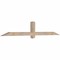 Ekena Millwork Eugene Smooth Timber Gable Bracket, Douglas Fir, 84"W x 14"H x 3 1/2"D x 3 1/2"F, 4/12 Pitch GBW084X14X0404EUG00SDF - alternate 3